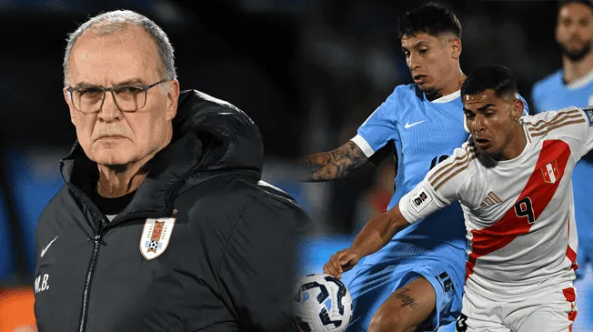 Marcelo Bielsa logró la clasificación al Mundial 2026 con Uruguay ganándole a Perú. Marcelo Bielsa logró la clasificación al Mundial 2026 con Uruguay ganándole a Perú.