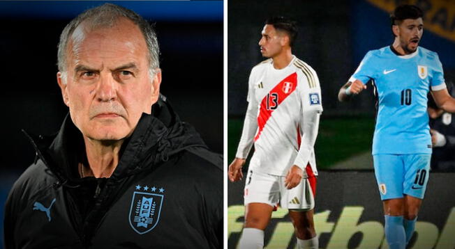 Marcelo Bielsa quedó encandilado con futbolista en el Uruguay vs. Perú