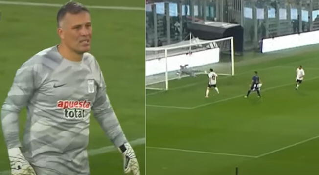 Leao Butrón evitó el gol de Colo Colo sobre Alianza Lima con gran atajada. Leao Butrón evitó el gol de Colo Colo sobre Alianza Lima con gran atajada.