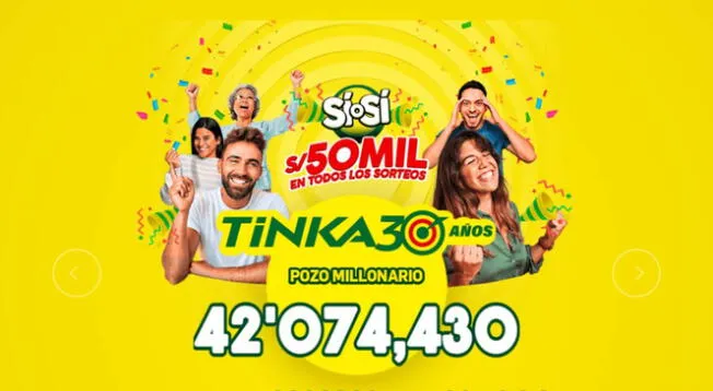 La Tinka: revisa cuáles son los últimos números del sorteo La Tinka: revisa cuáles son los últimos números del sorteo