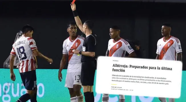 Prensa paraguaya se refiere a la selección peruana. Prensa paraguaya se refiere a la selección peruana.