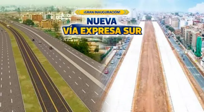 Se realizará la inauguración de 5 km de las vías principales de la nueva vía Expresa sur.
