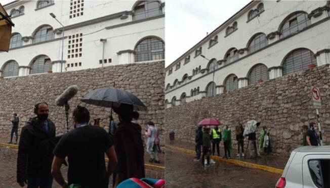  Grabaciones de 'La Reina del Sur 3' en Cusco. Foto: GEC.   