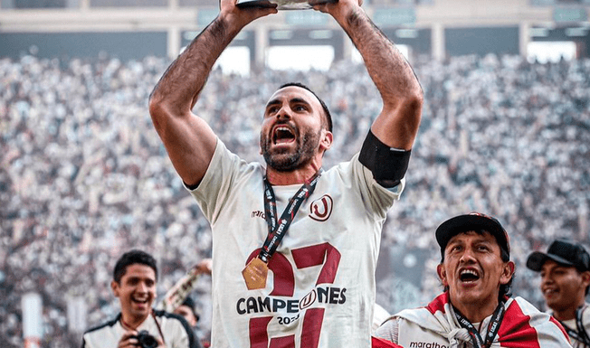 José Carvallo fue campeón con Universitario en el 2013 y 2023/Foto: X   
