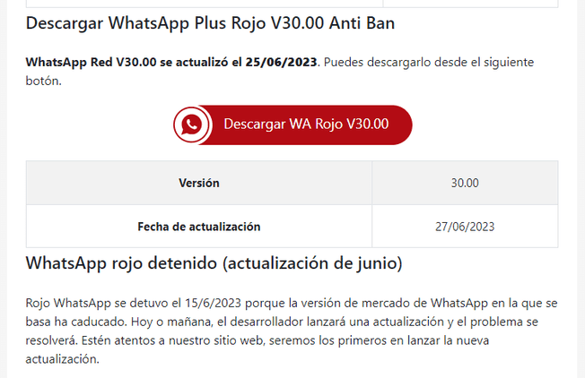 Descargar WhatsApp Plus Rojo: cómo conseguir la última versión del