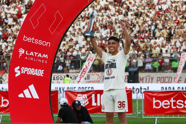 Piero Quispe fue campeón con Universitario en 2023.   