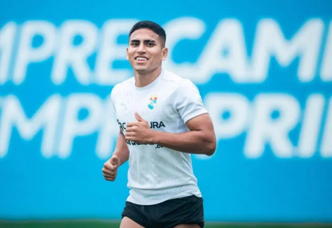Gianfranco Chávez viene con ritmo futbolístico y podría debutar este fin de semana en Alianza Lima. Foto: Sporting Cristal 