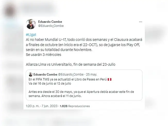 Fecha del clásico entre Alianza Lima vs. Universitario   
