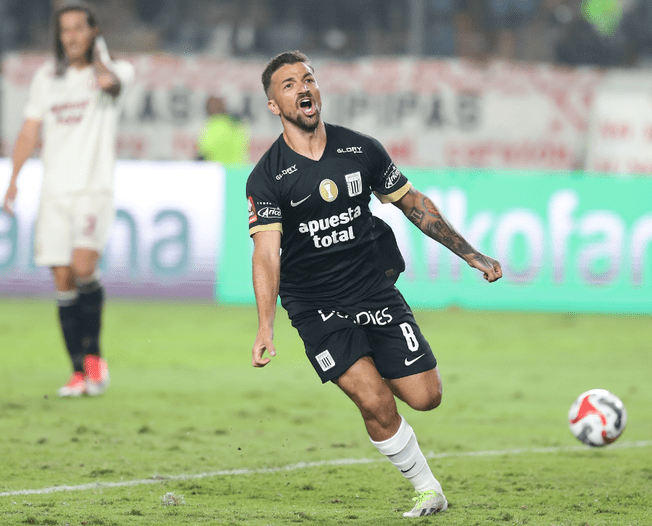 Gabriel Costa le marcó un gol a Universitario en la final de la Liga 1 2023.   