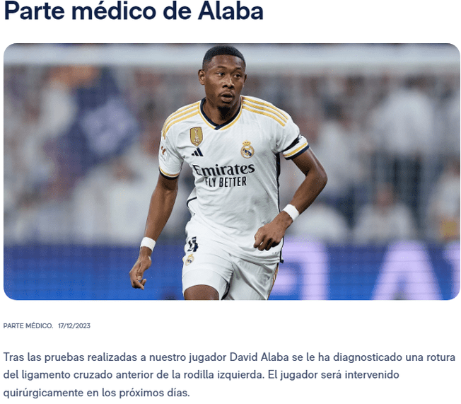 Real Madrid golea al Villarreal y se acuesta como líder en España. Alaba  sufre grave lesión - Los Angeles Times