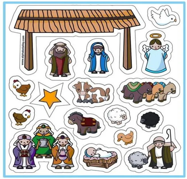 Nacimiento de Jesús armable para IMPRIMIR: DESCARGA gratis imágenes para recortar, colorear | Navidad 2024 nacimiento-de-jes-s-armable-para-imprimir-descarga-gratis-im-genes-para-recortar-colorear-navidad-2024