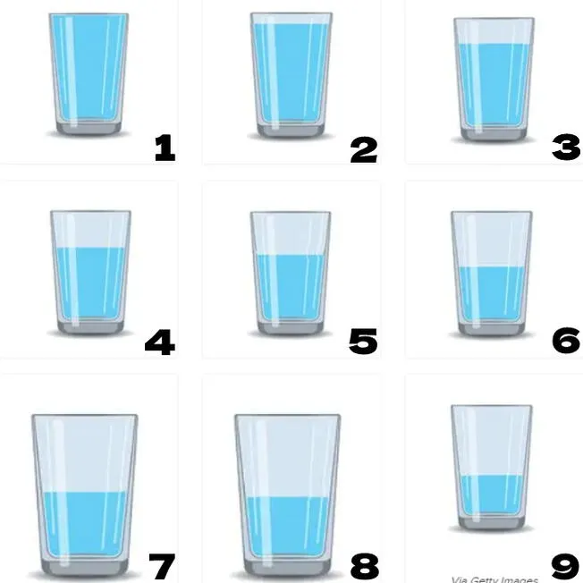 Sociable Mal uso Azul Vaso medio lleno o medio vacío? Cómo te sirves los vasos de agua dirá una  verdad oculta sobre ti