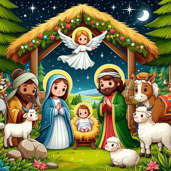 Dibujo del nacimiento de Jesús: imágenes para descargar GRATIS dibujo-del-nacimiento-de-jes-s-im-genes-para-descargar-gratis