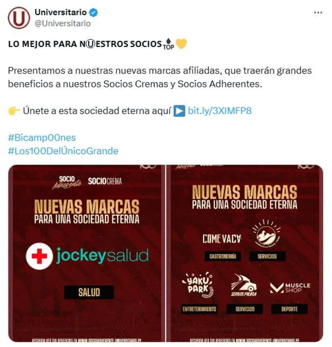 Universitario presentó sus 6 incorporaciones.   