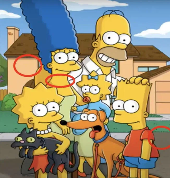 Eres fan de Los Simpson? Encuentra las 3 diferencias en 5 segundos