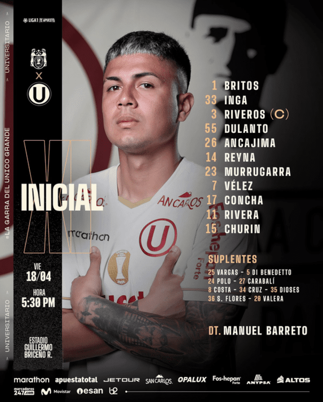 Once de Universitario   