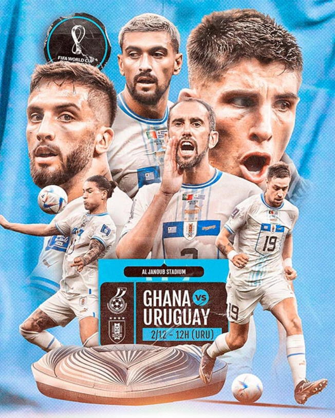 Qué canal televisa Uruguay vs. Ghana hoy? TV y streaming online del partido  del Grupo H del Mundial Qatar 2022