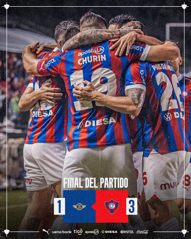 Cerro Porteño derrotó a Libertad en condición de visita. Foto: Cerro Porteño   