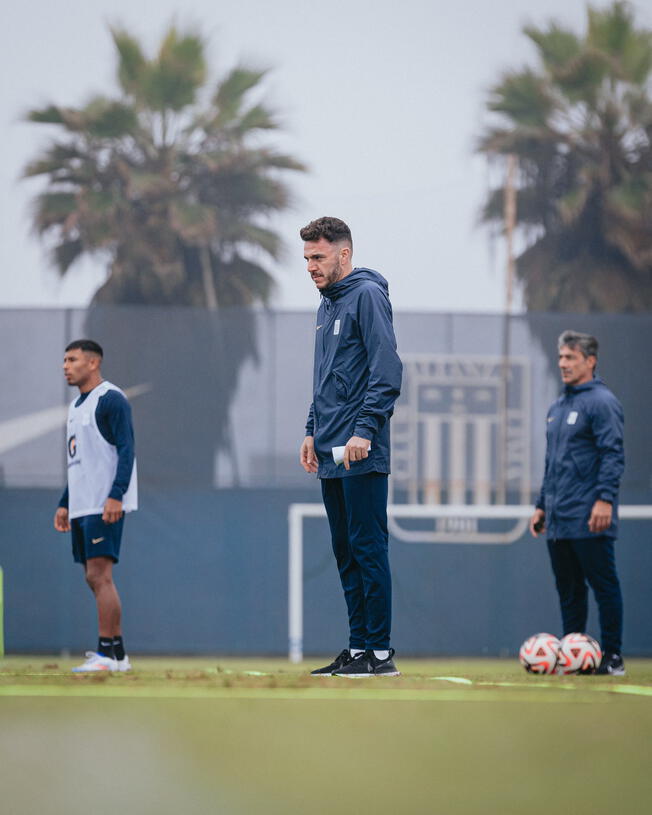Mariano Soso dirigió su primera práctica en Alianza Lima. Foto: Alianza Lima   