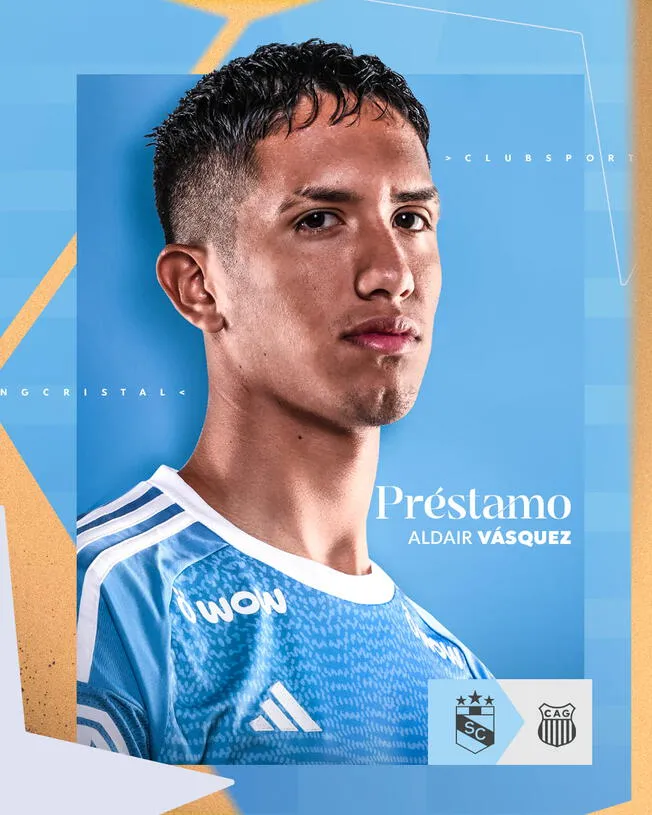 Sporting Cristal anunció el préstamo de Aldair Vásquez a Atlético Grau/Foto: X   