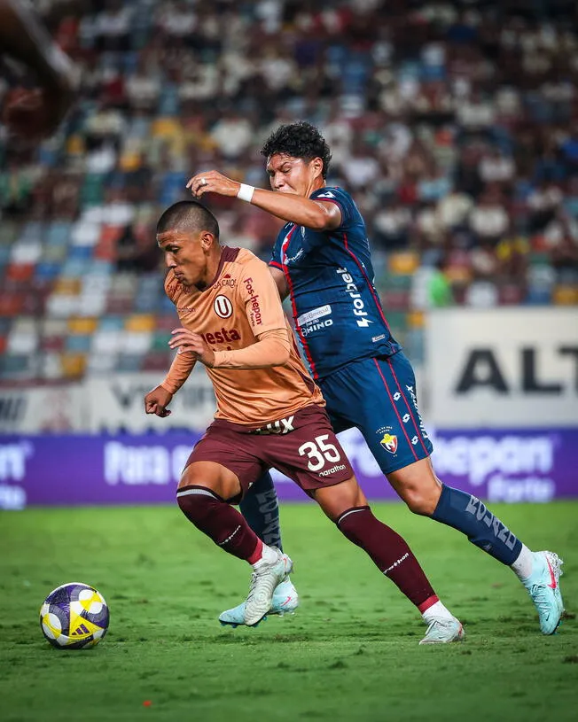 Sebastián Osorio jugó 20 minutos en el triunfo de Universitario sobre El Nacional. Foto: Universitario de Deportes   