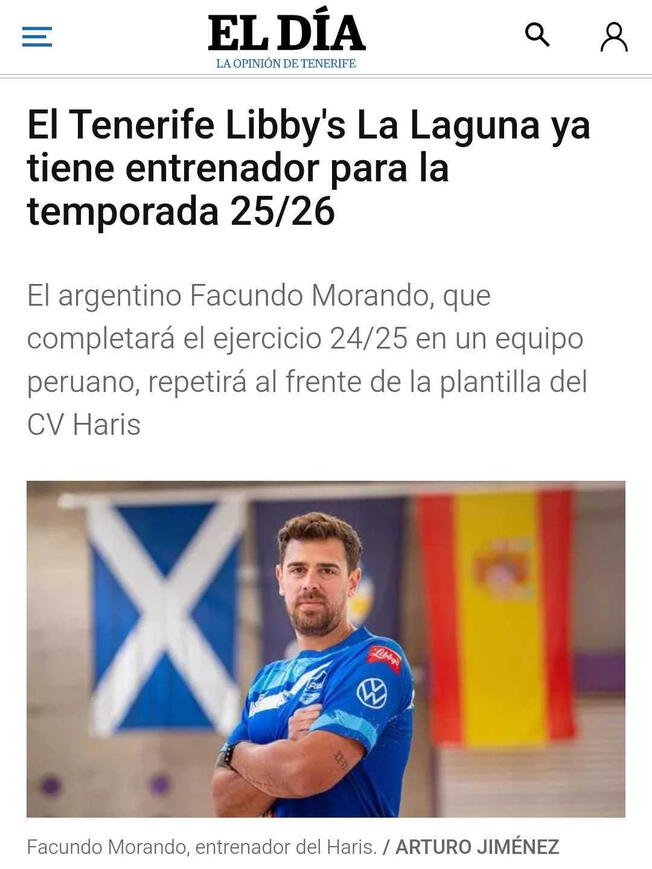 Facundo Morando dirigir en Espaa la prxima temporada. 