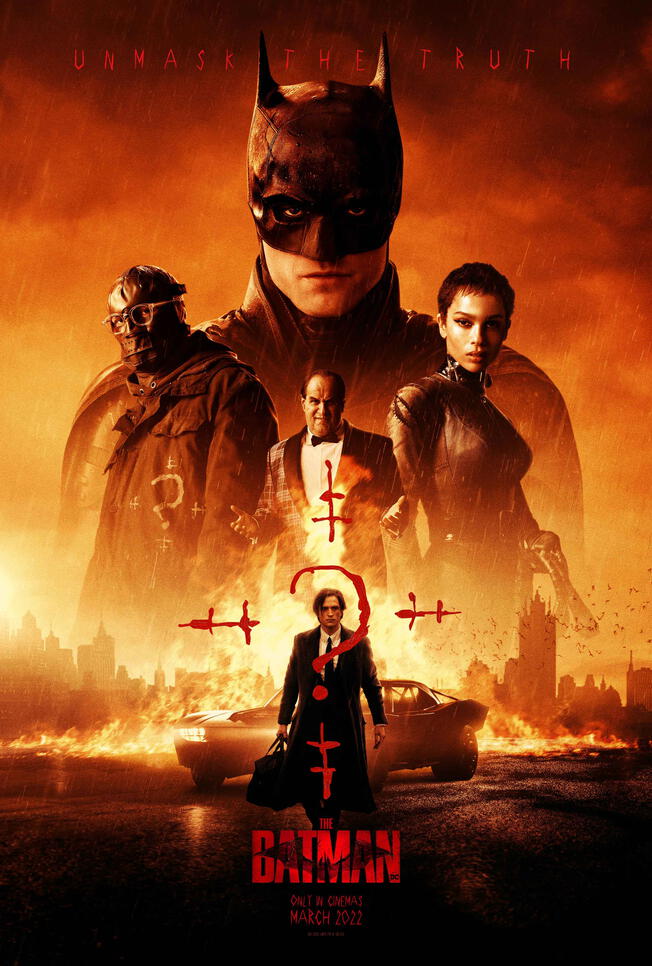 Poster oficial de 'The Batman'.    