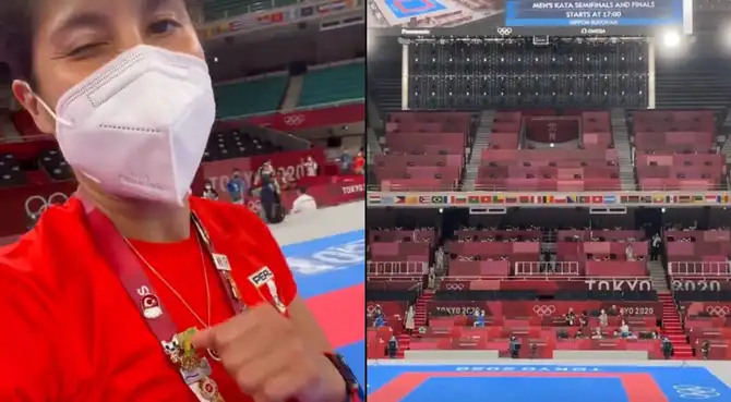 Alexandra Grande, la dueña del tatami, a horas de su debut Alexandra Grande, la dueña del tatami, a horas de su debut