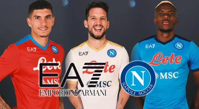 Muy a la moda! Napoli tendrá camisetas del Emporio Armani de ahora en  adelante