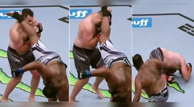 Chris Barnett y su sorprendente patada para derrotar a Gian Villante en UFC 268