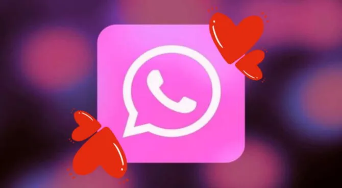 Whatsapp: Conoce cómo cambiar el logo de la app a color rosado por San  Valentín
