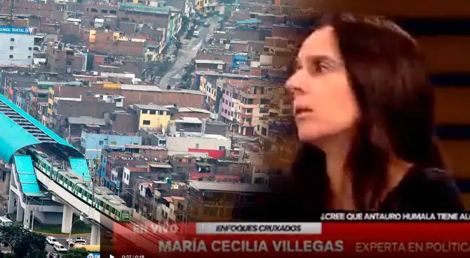 La analista política María Cecilia Villegas tuvo un desafortunado comentario sobre SJL La analista política María Cecilia Villegas tuvo un desafortunado comentario sobre SJL