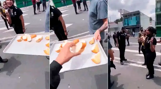 Terremoto en Mexico: Hombre reparte 'bolillos pa'l susto' para calmar el pánico Terremoto en Mexico: Hombre reparte 'bolillos pa'l susto' para calmar el pánico