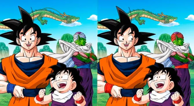 Podrás ver las 5 diferencias en la foto de Goku y Gohan? Eleva tu 'Ki' y  resuelve este reto de DBS