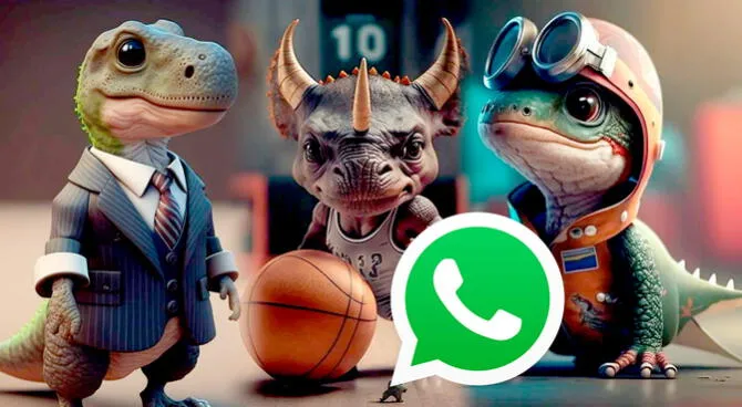 WhatsApp: LINK para descargar gratis los stickers de dinosaurios con  profesiones