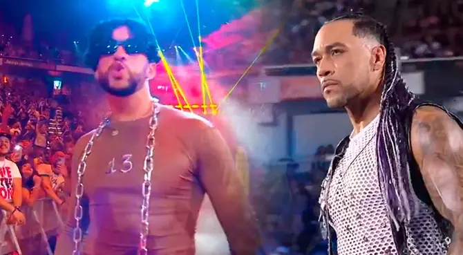 Bad Bunny tendrá un duro enfrentamiento con Damian Priest. Bad Bunny tendrá un duro enfrentamiento con Damian Priest.