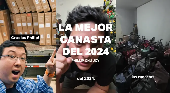 Phillip Chu Joy entregó una maleta crepier y un bolso Supply con productos, además de una TV Samsung. Phillip Chu Joy entregó una maleta crepier y un bolso Supply con productos, además de una TV Samsung.