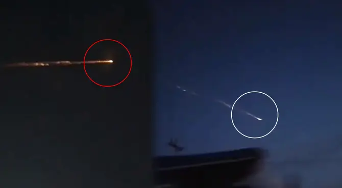 Cibernautas grabaron el extraño hecho y los videos se viralizaron en redes. Cibernautas grabaron el extraño hecho y los videos se viralizaron en redes.