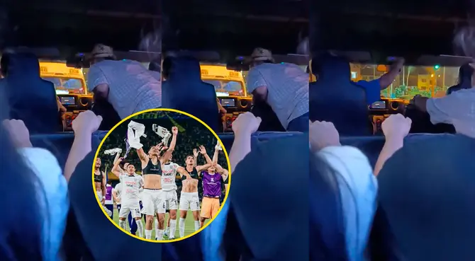 Escena se vuelve viral tras escuchar partido de Alianza Lima ante Boca Juniors. Escena se vuelve viral tras escuchar partido de Alianza Lima ante Boca Juniors.