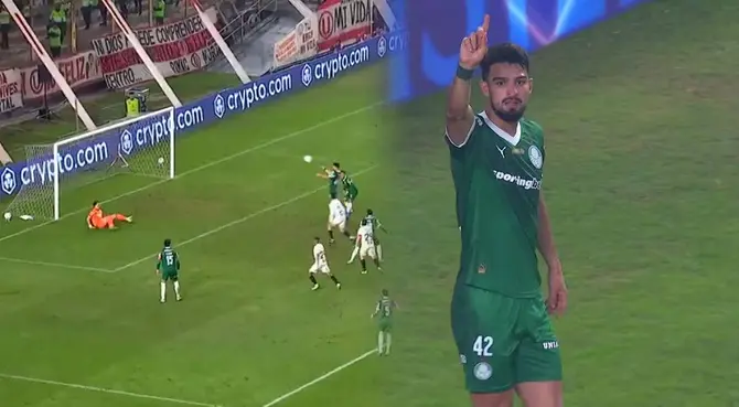 José López marcó el 4-0 de Palmeiras. José López marcó el 4-0 de Palmeiras.
