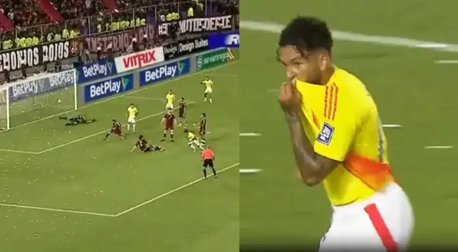 Luis Javier Suárez y su gran aparición en el Venezuela vs Colombia.