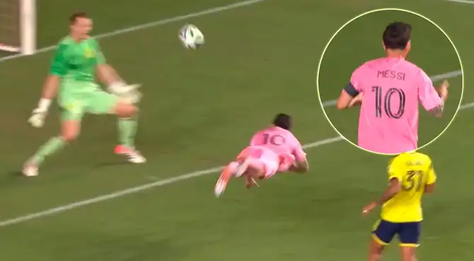 Gol de Lionel Messi en Inter Miami vs Nashville SC por la MLS.