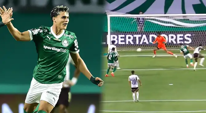 Ramón Sosa ilusiona a Palmeiras con la remontada ante Liga de Quito con su gol de cabeza.