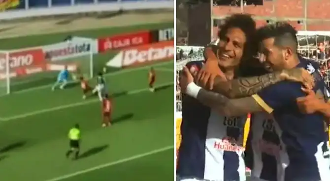 Paolo Guerrero puso el 1-0 de Alianza Lima ante Los Chankas Paolo Guerrero puso el 1-0 de Alianza Lima ante Los Chankas