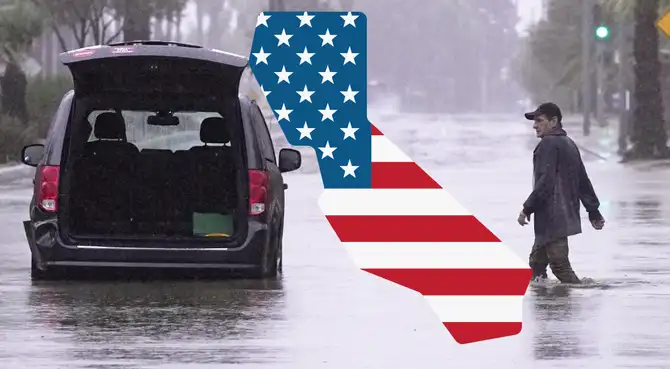 El sur de California se verá afectado por una tormenta que traerá fuertes lluvias.