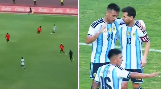 Gol de Argentina para el amistoso ante Angola en Luanda Gol de Argentina para el amistoso ante Angola en Luanda