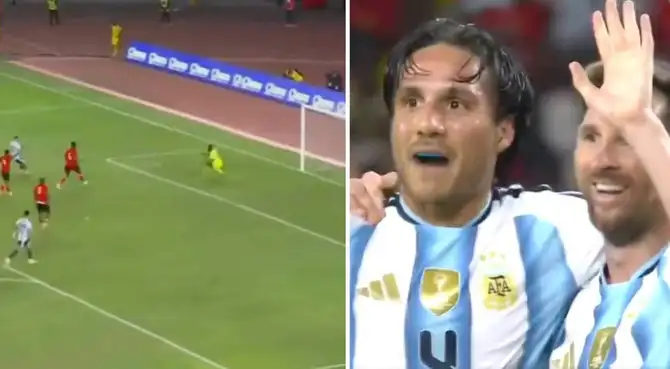Lionel Messi se lució con el 2-0 de Argentina ante Angola Lionel Messi se lució con el 2-0 de Argentina ante Angola