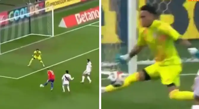 Pedro Gallese evitó el primer gol de Chile tras espectacular atajada