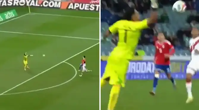 Pedro Gallese nuevamente atajó un mano a mano de Chile y salvó a Perú