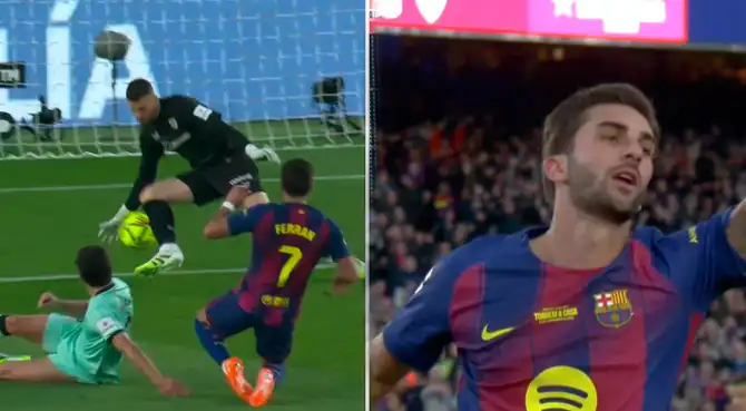 Gol de Ferrán Torres para el 2-0 de Barcelona ante Athletic Club.